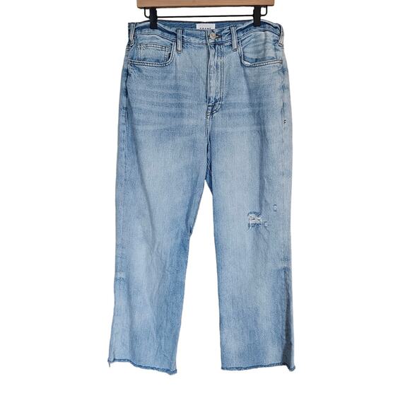 Frame Le Jane Straight Leg Jeans Light Wash Denim Women's 30 Casual Weekend - Picture 1 of 13